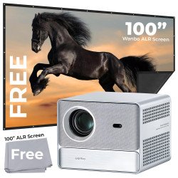 Wanbo Combo DaVinci 1 Pro & 100" ALR Projector Screen Wanbo Combo DaVinci 1 Pro & 100" ALR Projector Screen